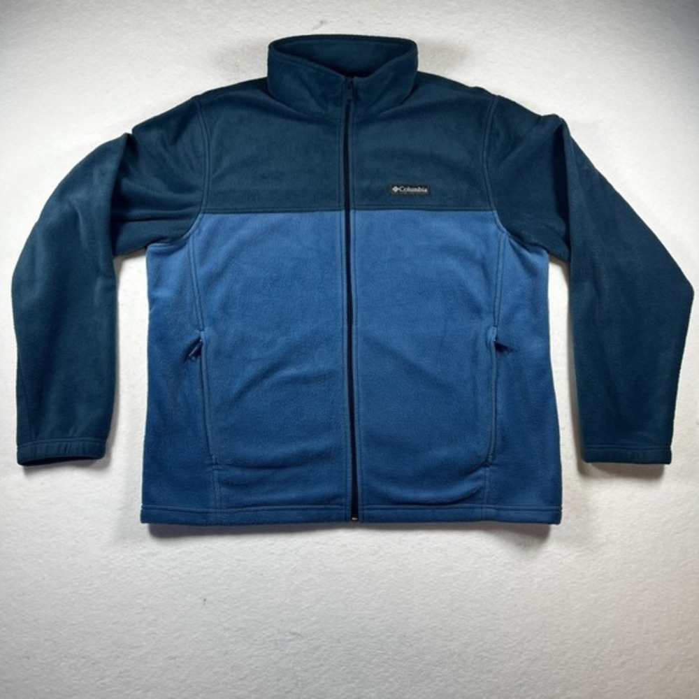 Columbia Men's Steens Mountain 2.0 Full Zip Fleece Jacket Blue Size Large